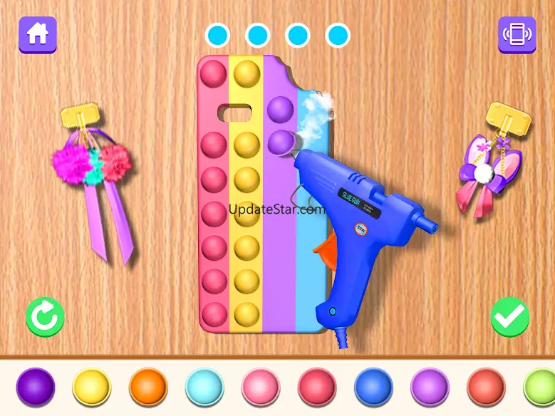 Pop It Phone Case DIY Games 1.8