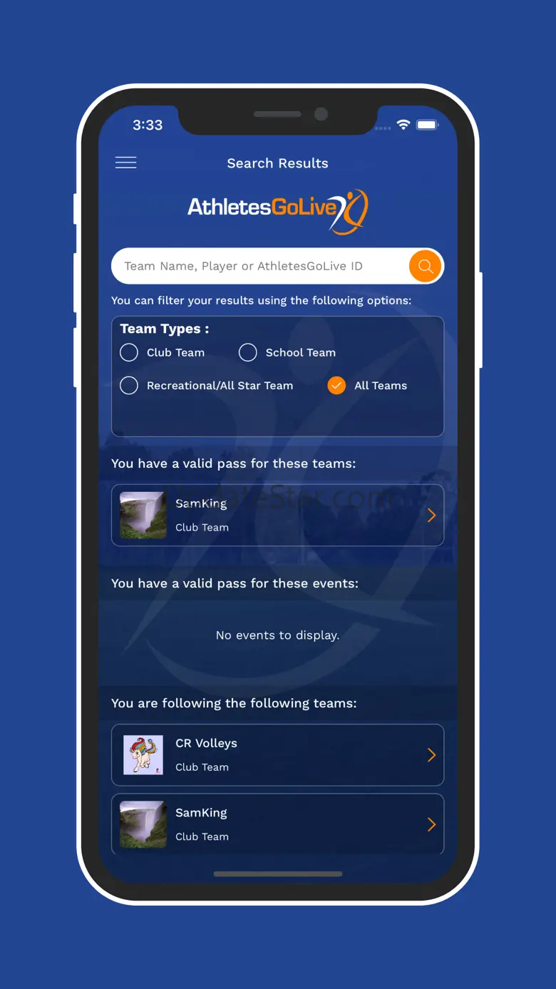 AthletesGoLive Volleyball 1.2.3