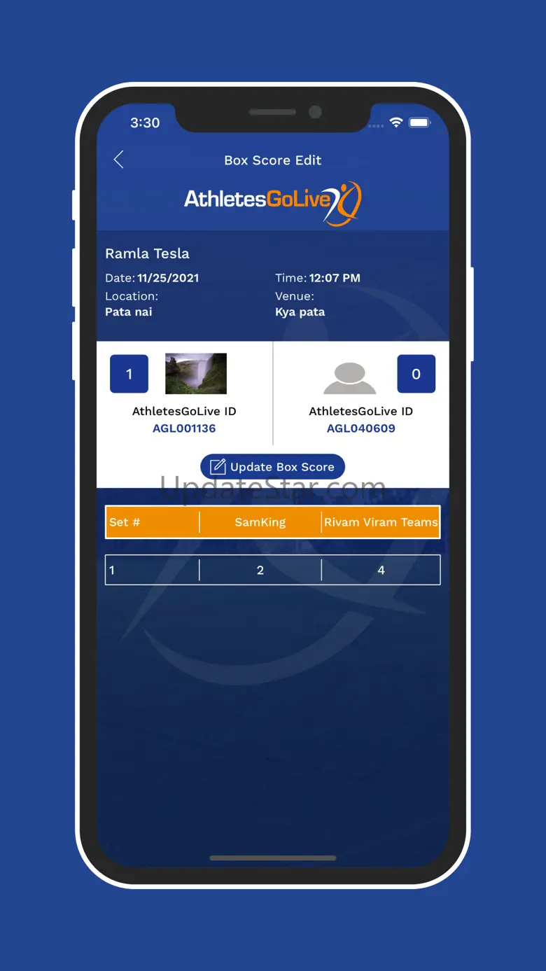 AthletesGoLive Volleyball 1.2.3