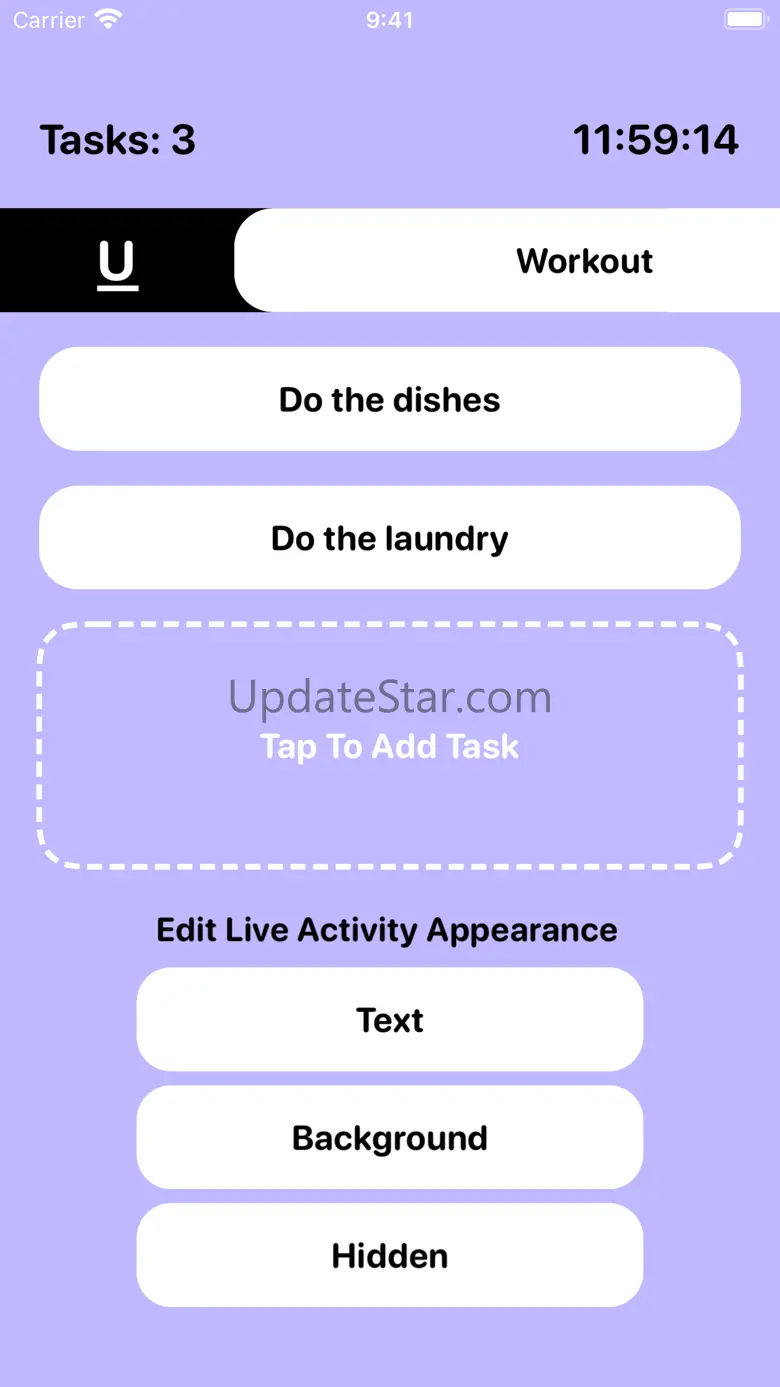 Tasks - Create Live Activities 1.01