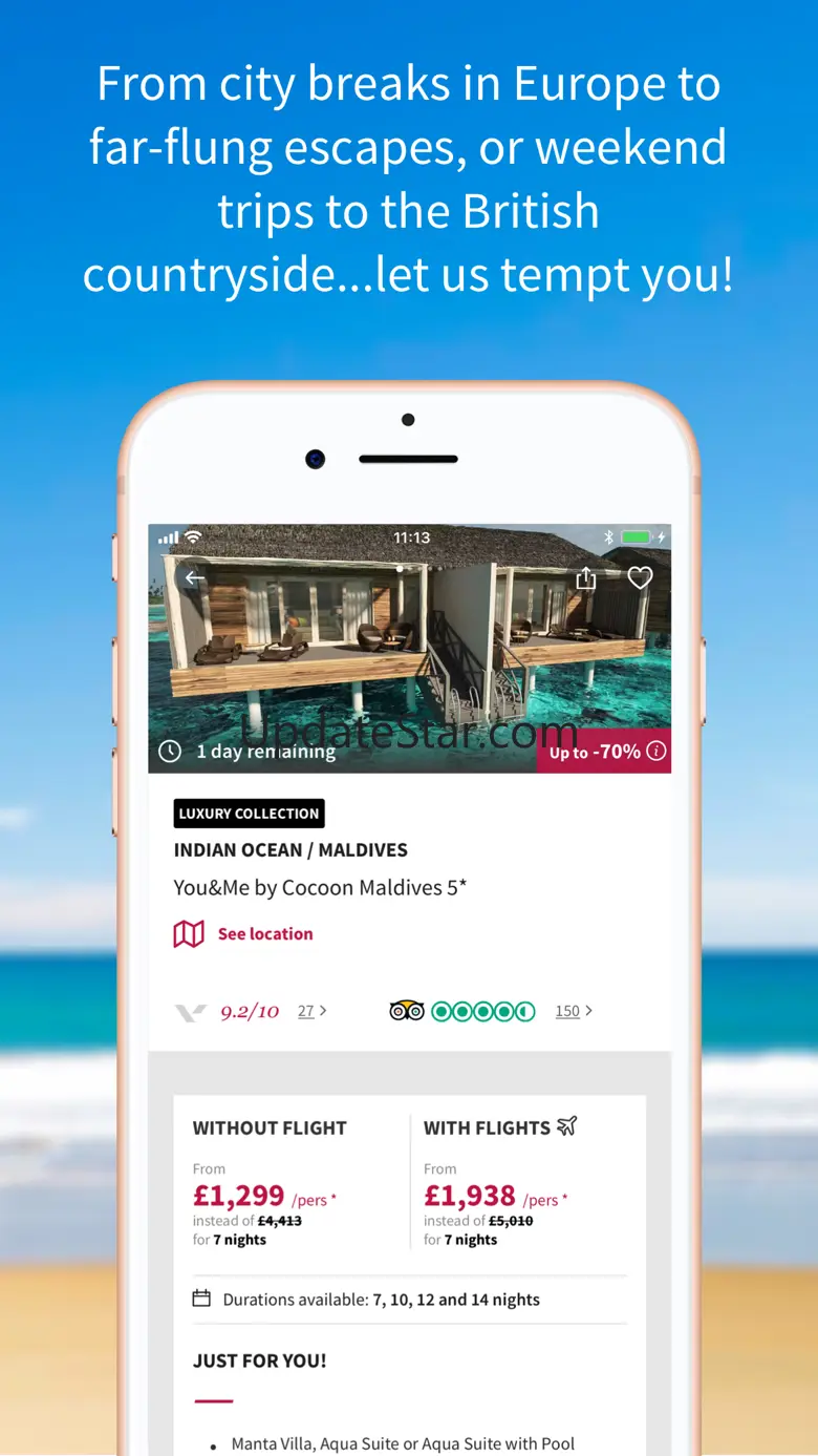 Voyage Prive:Holidays & Hotels 10.0