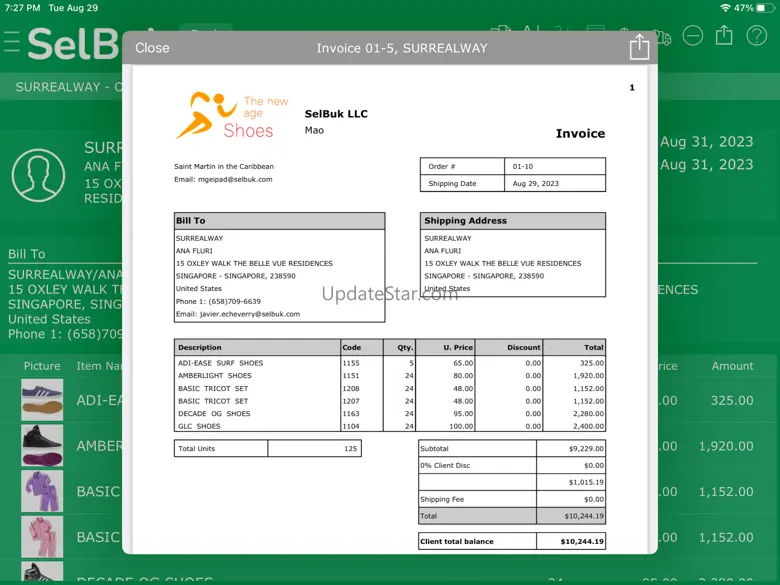 SelBuk Invoicing 12.9.12