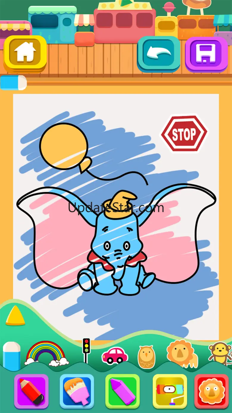 Paint coloring book - art game 2.3