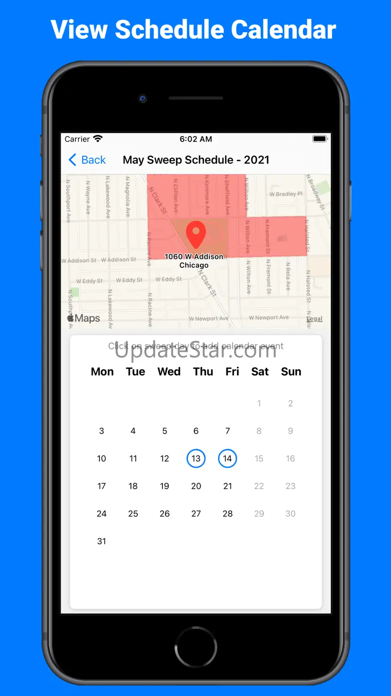 Chicago Sweep Tracker 37