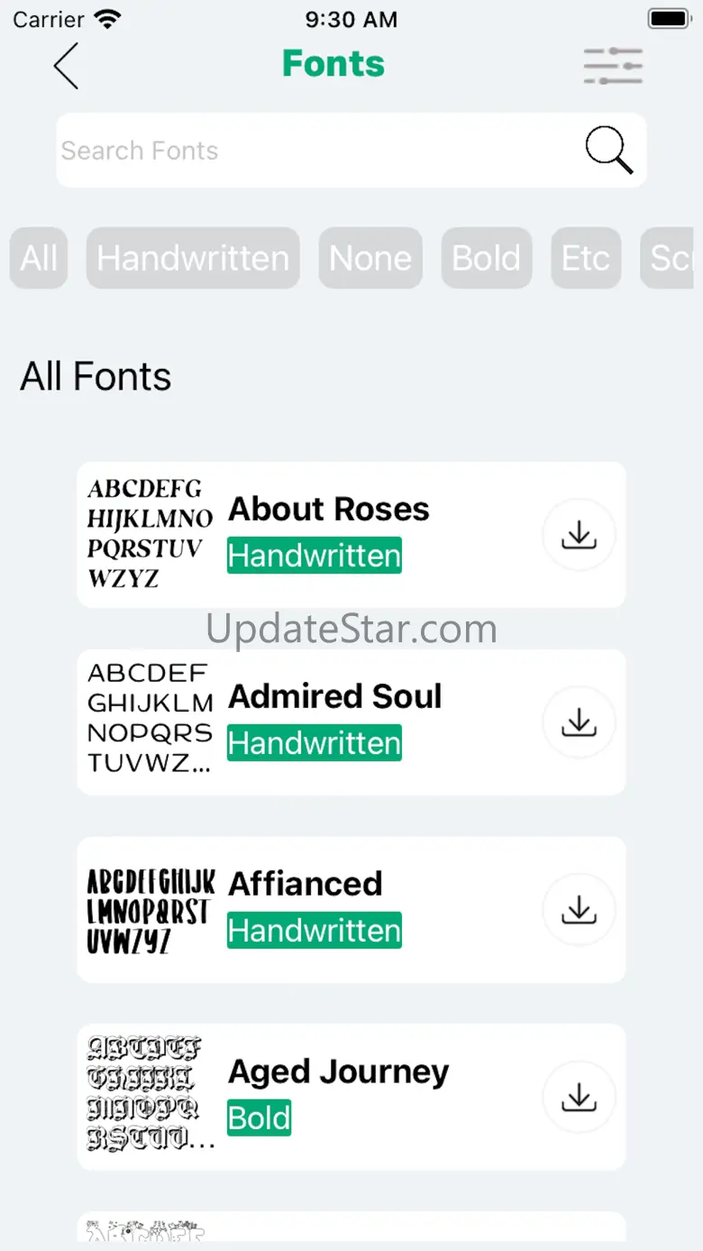 Fonts for Cricut Designs 1.5