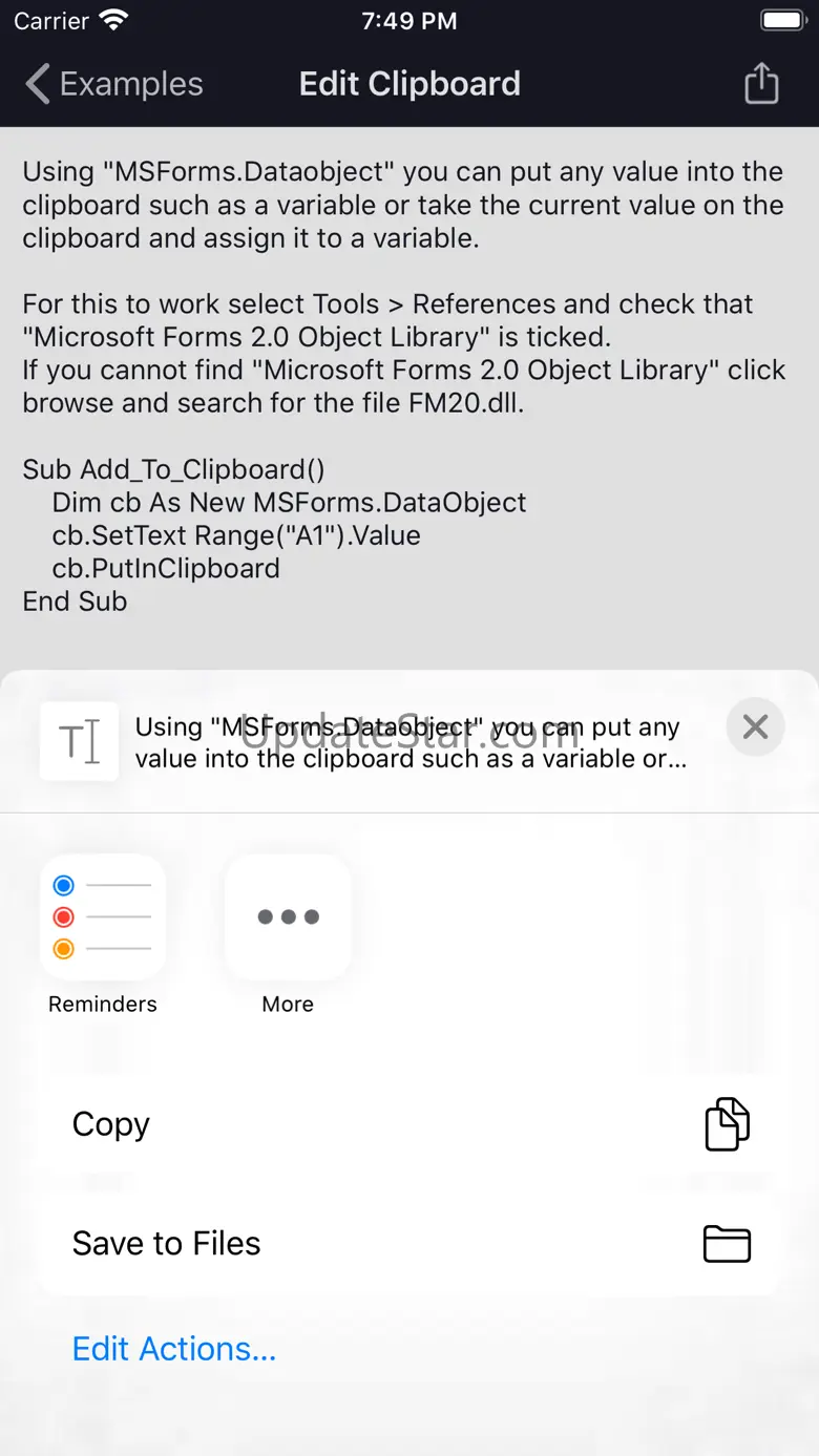 VBA Guide For Excel 5.0