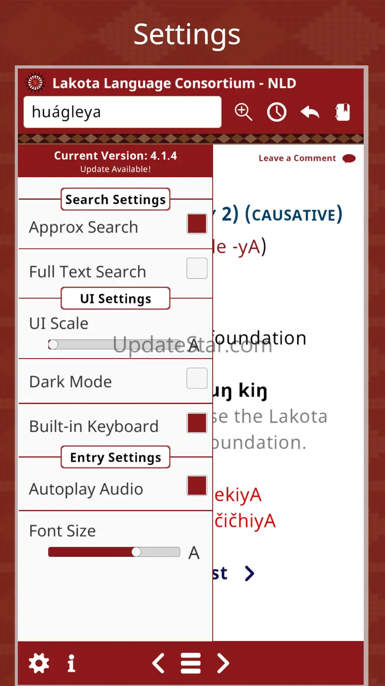 New Lakota Dictionary - Mobile 4.2