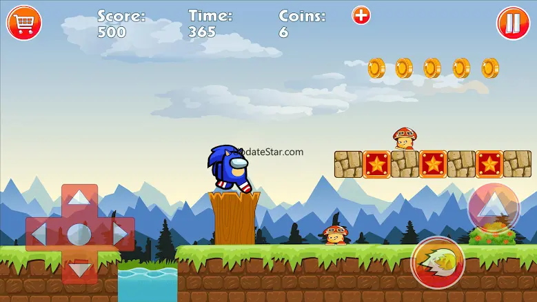 bleu hedgehog Runner Dash 1.2