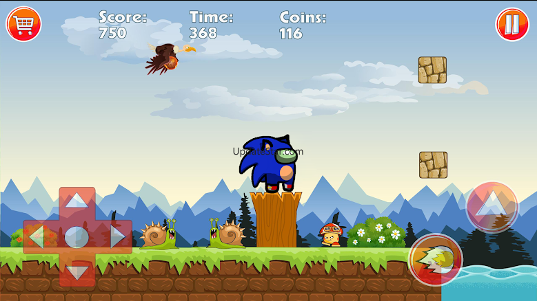 bleu hedgehog Runner Dash 1.2