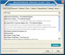 AbsoluteShield Internet Eraser Lite 2.49