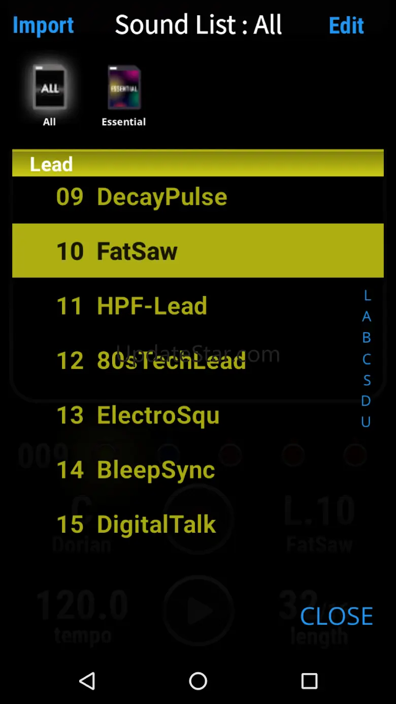 KORG Kaossilator for Android 1.1.4