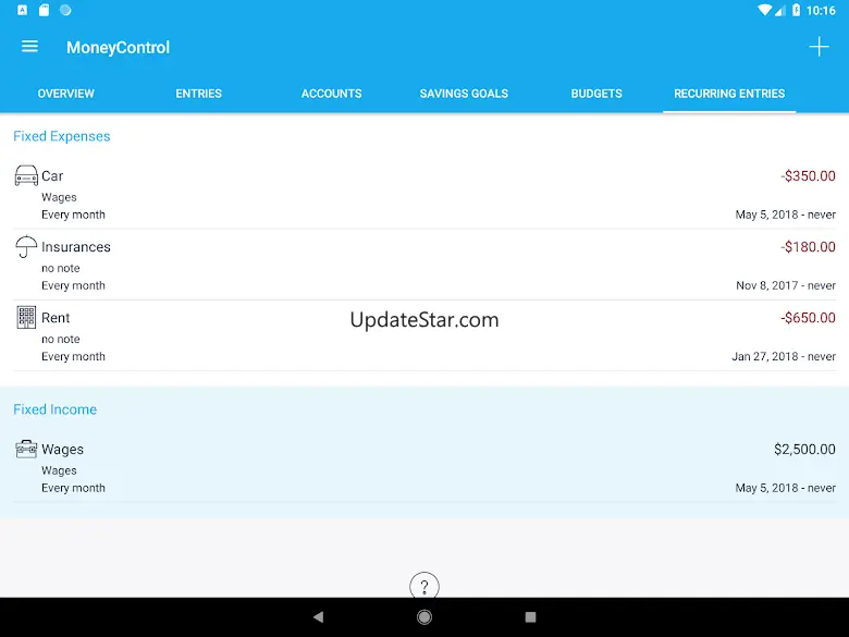 MoneyControl Expense Tracking 2.3.5
