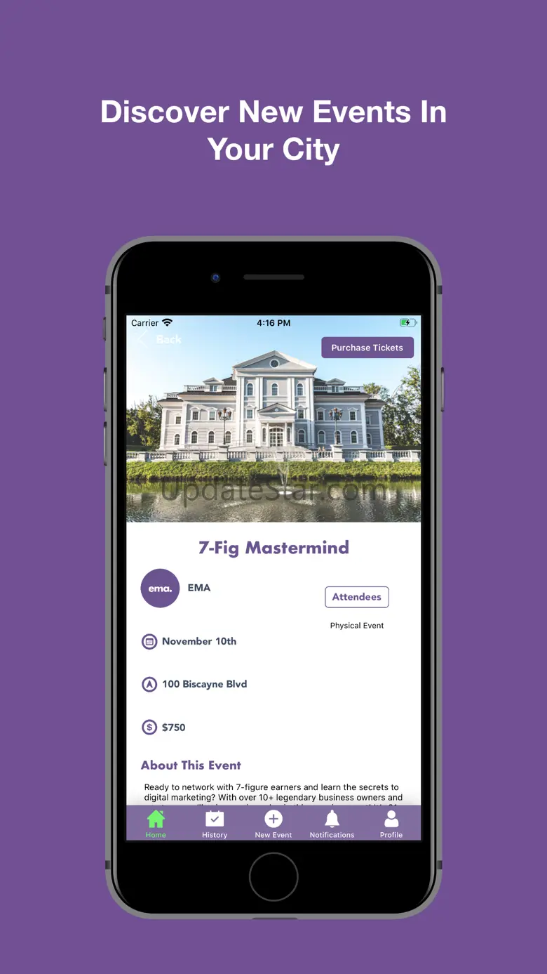EMA: Entrepreneur Meetup App 1.8