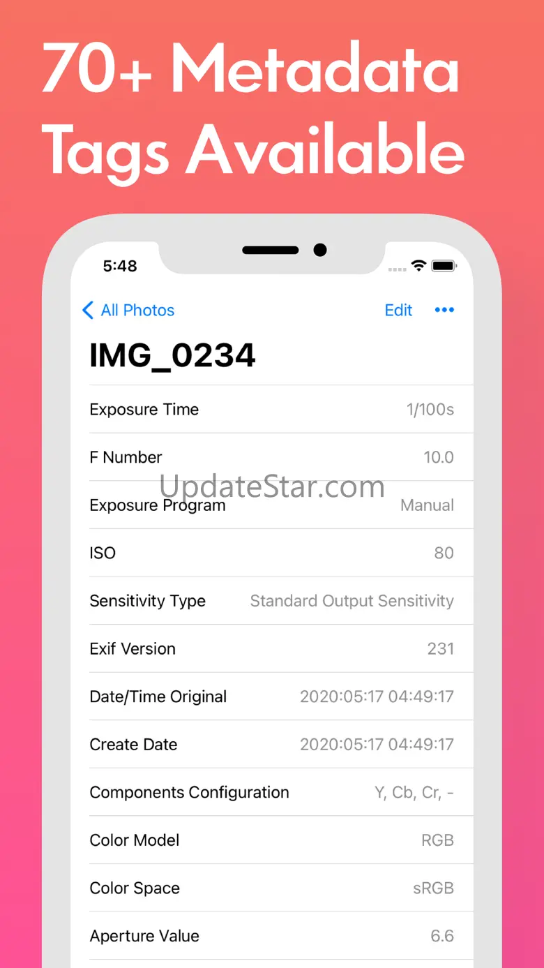 EXIF Metadata App 1.0.4