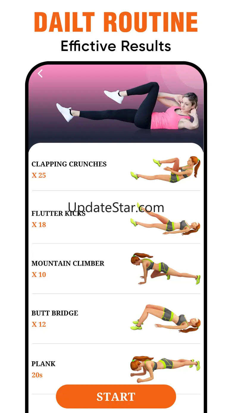 Flat Stomach Workout - 30 Days 1.2