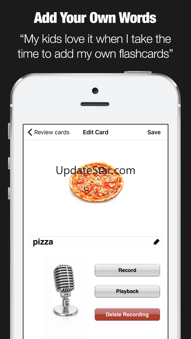 Flashcards for Kids - First Food Words 6.0