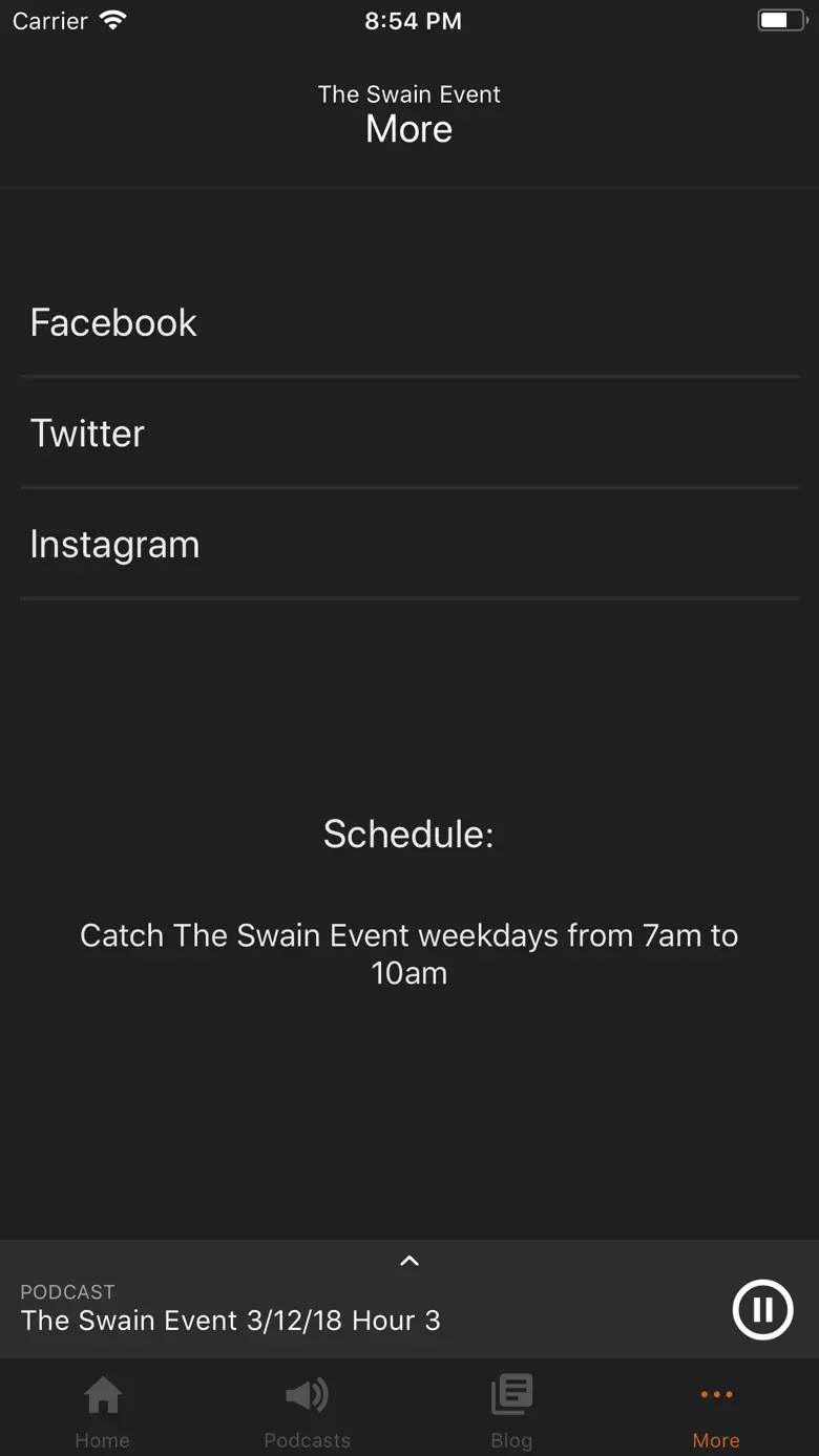 The Swain Event 4.0.2