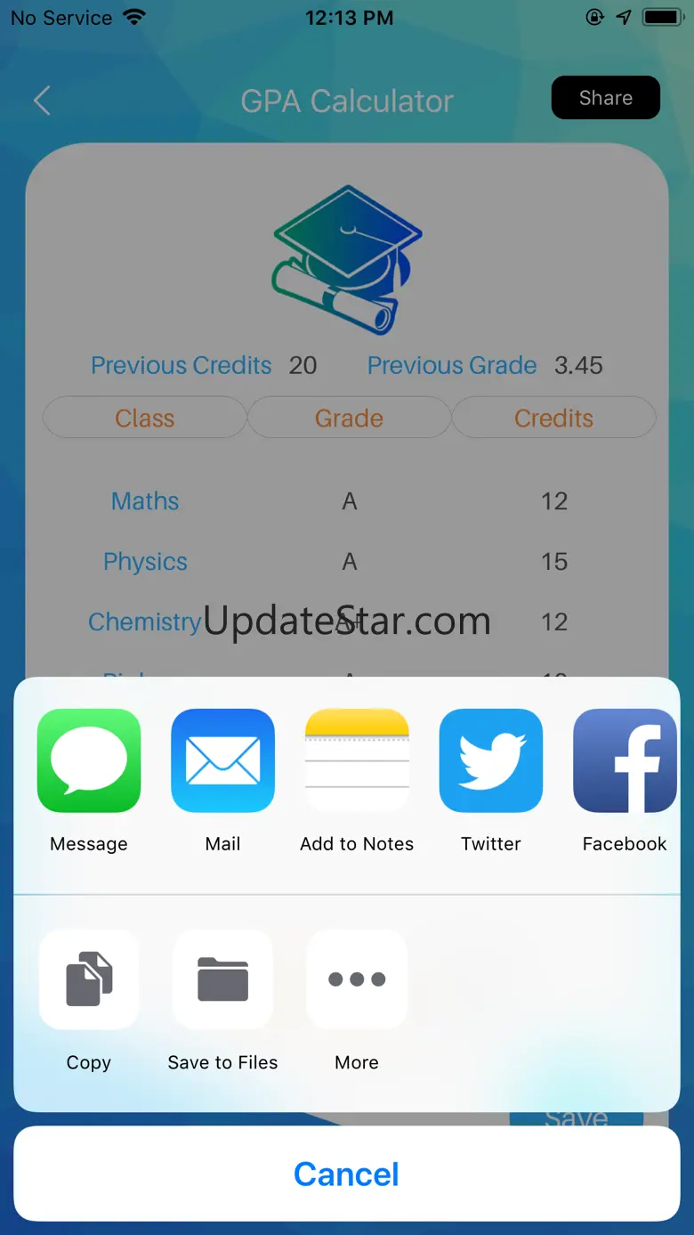 Quick GPA Calculator 1.6