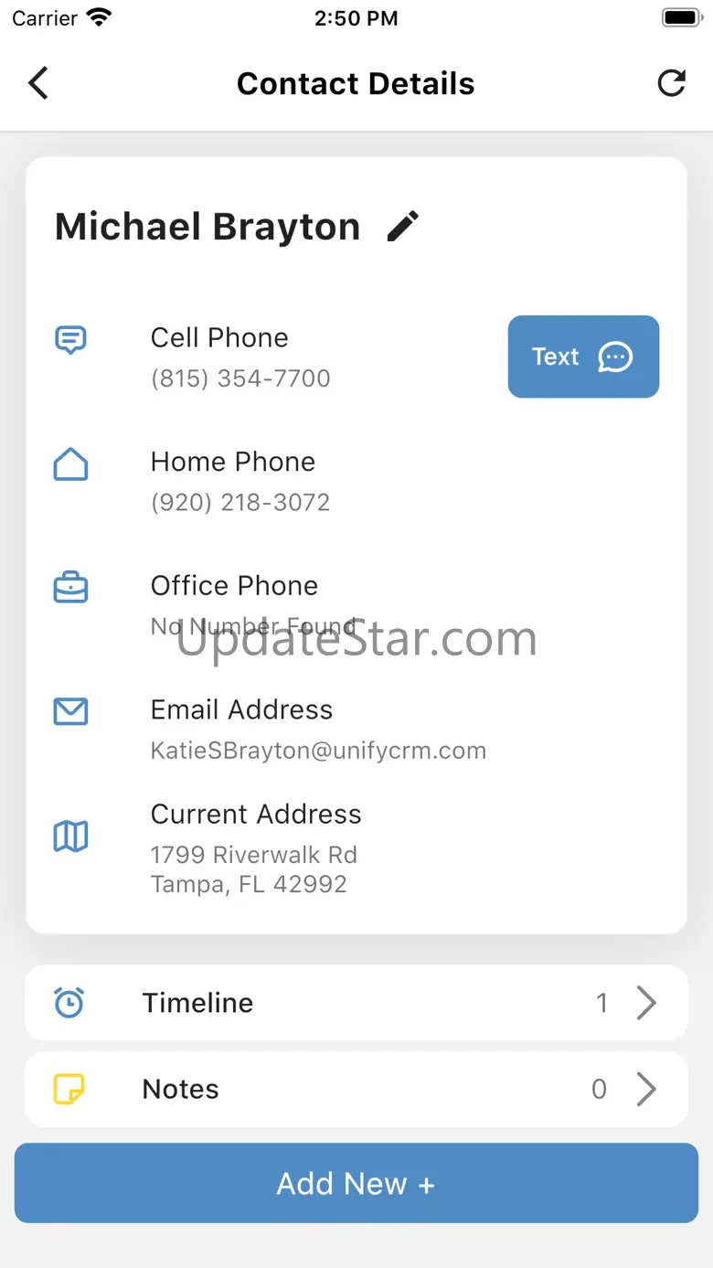 My Unify CRM 3.1.21