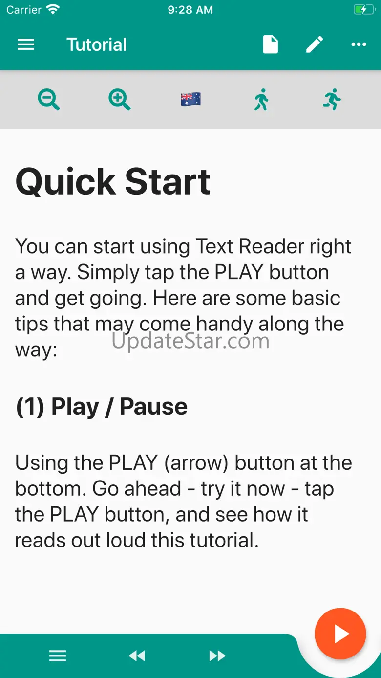Simple Text Reader (TTSReader) 0.1.3