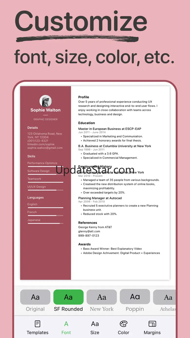 Resume Builder PDF 1.4