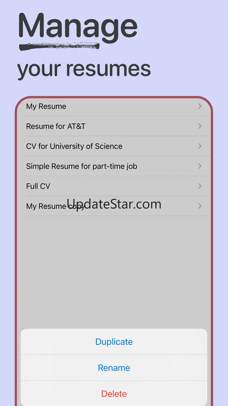 Resume Builder PDF 1.4