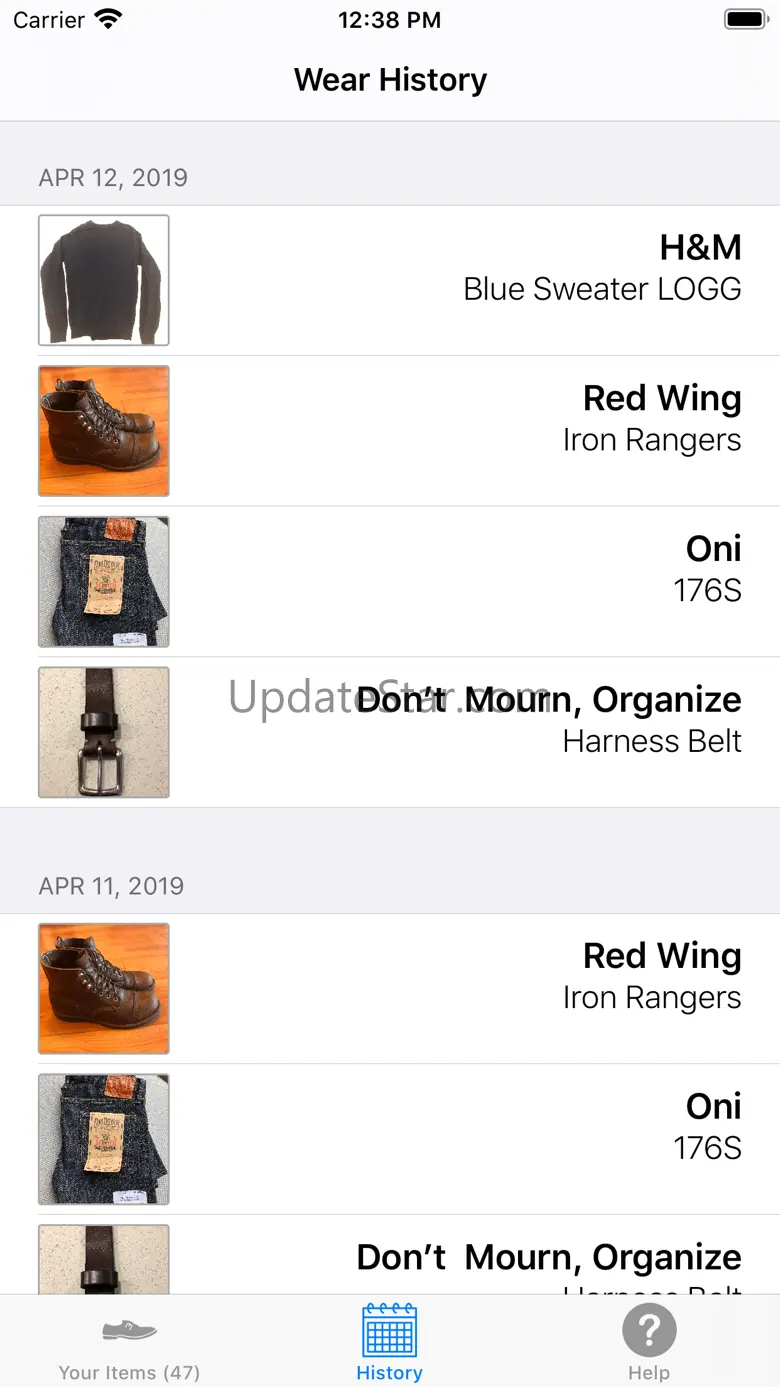 WearTracker - Clothing Tracker 3.3