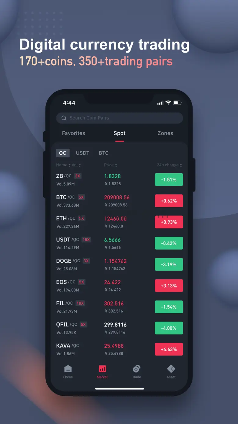 ZB Pro: Buy BTC, ETH, Doge 1.4.0