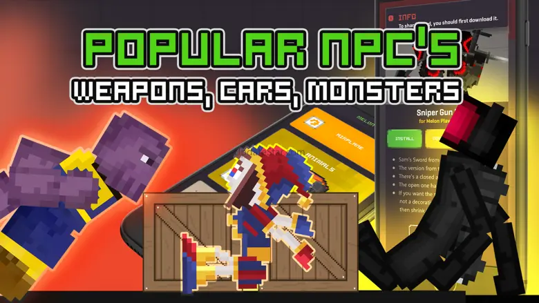 Clown mod for Melon Playground 2.1