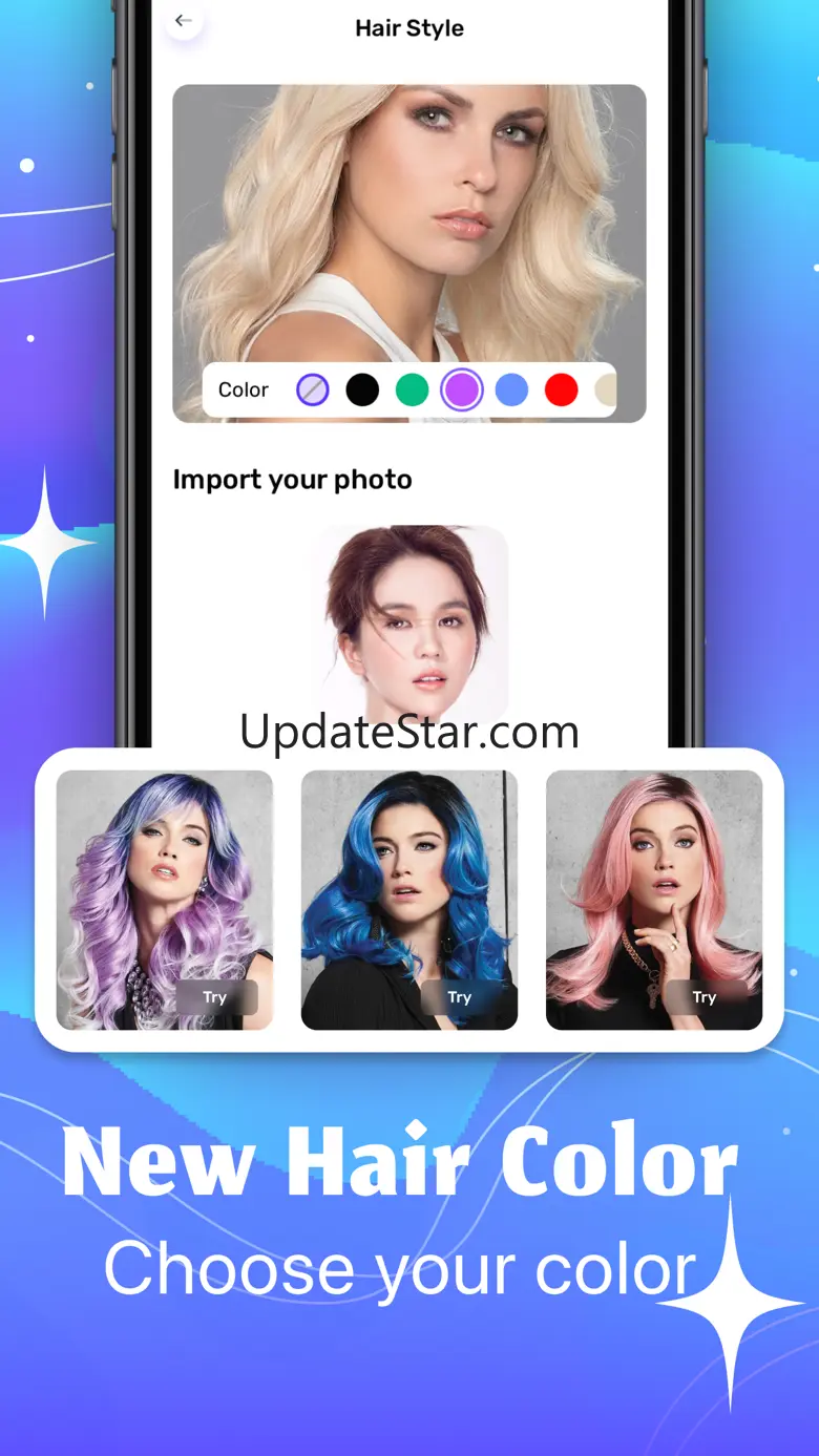 Hair Color Changer Hair Try On 1.0.5