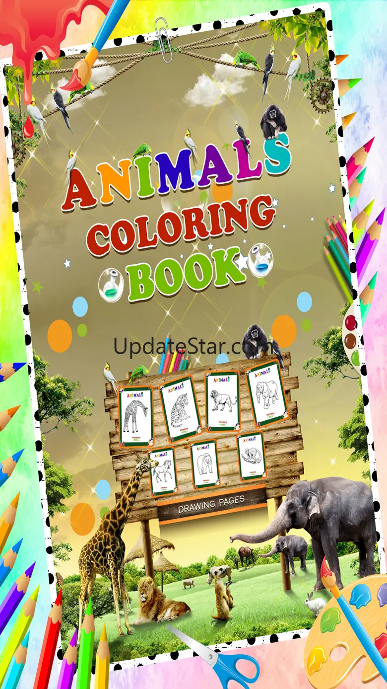 Toddler Animal Coloring Book 1.4