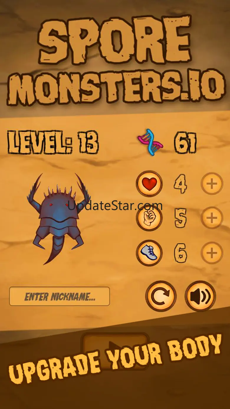 Spore Monsters.io Idle Crab 3.1