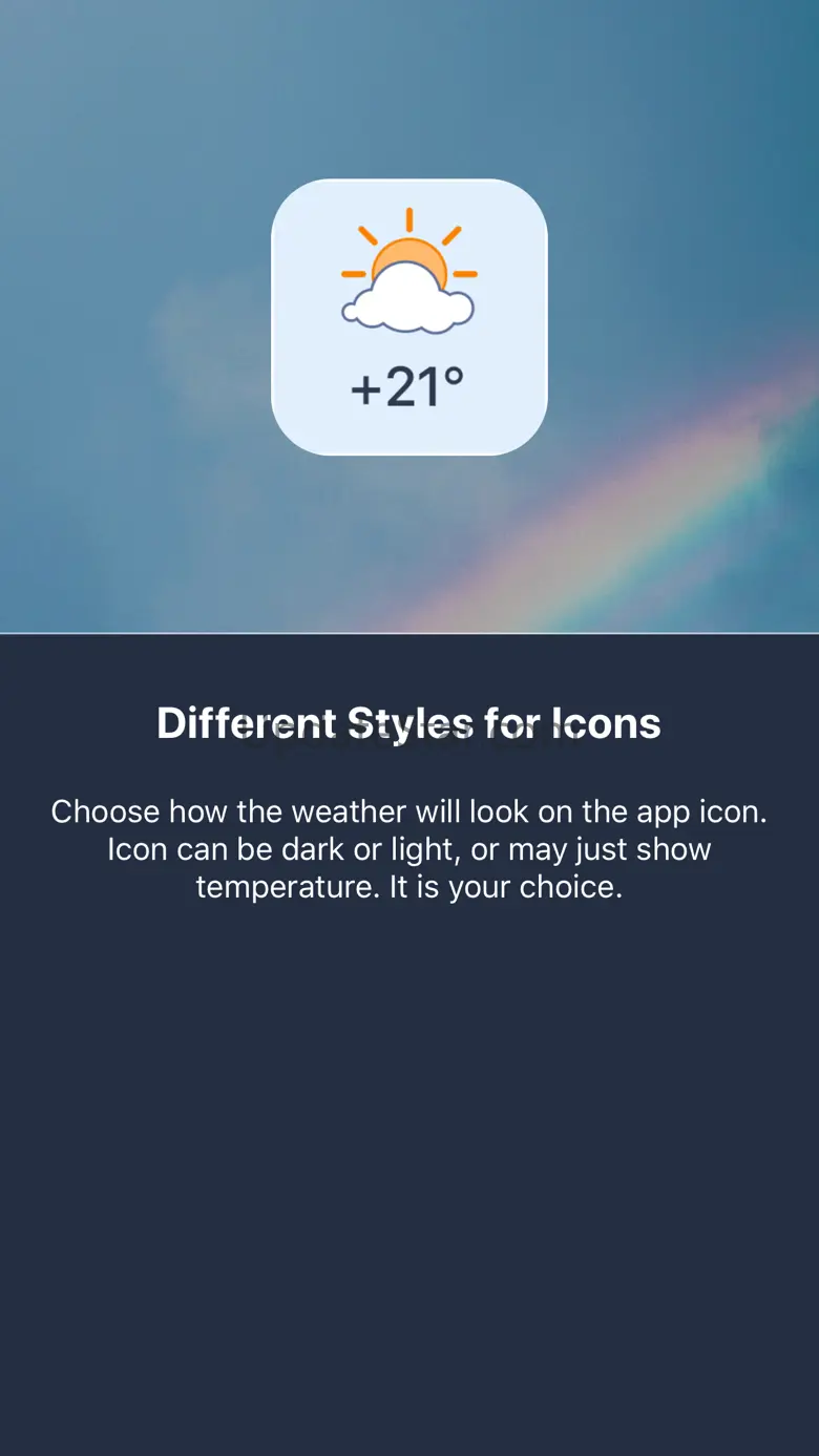 Weather on Icon 2.0