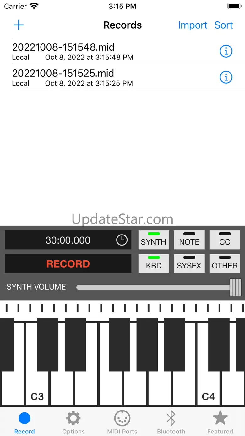 MIDI Recorder with E.Piano 2.0.16