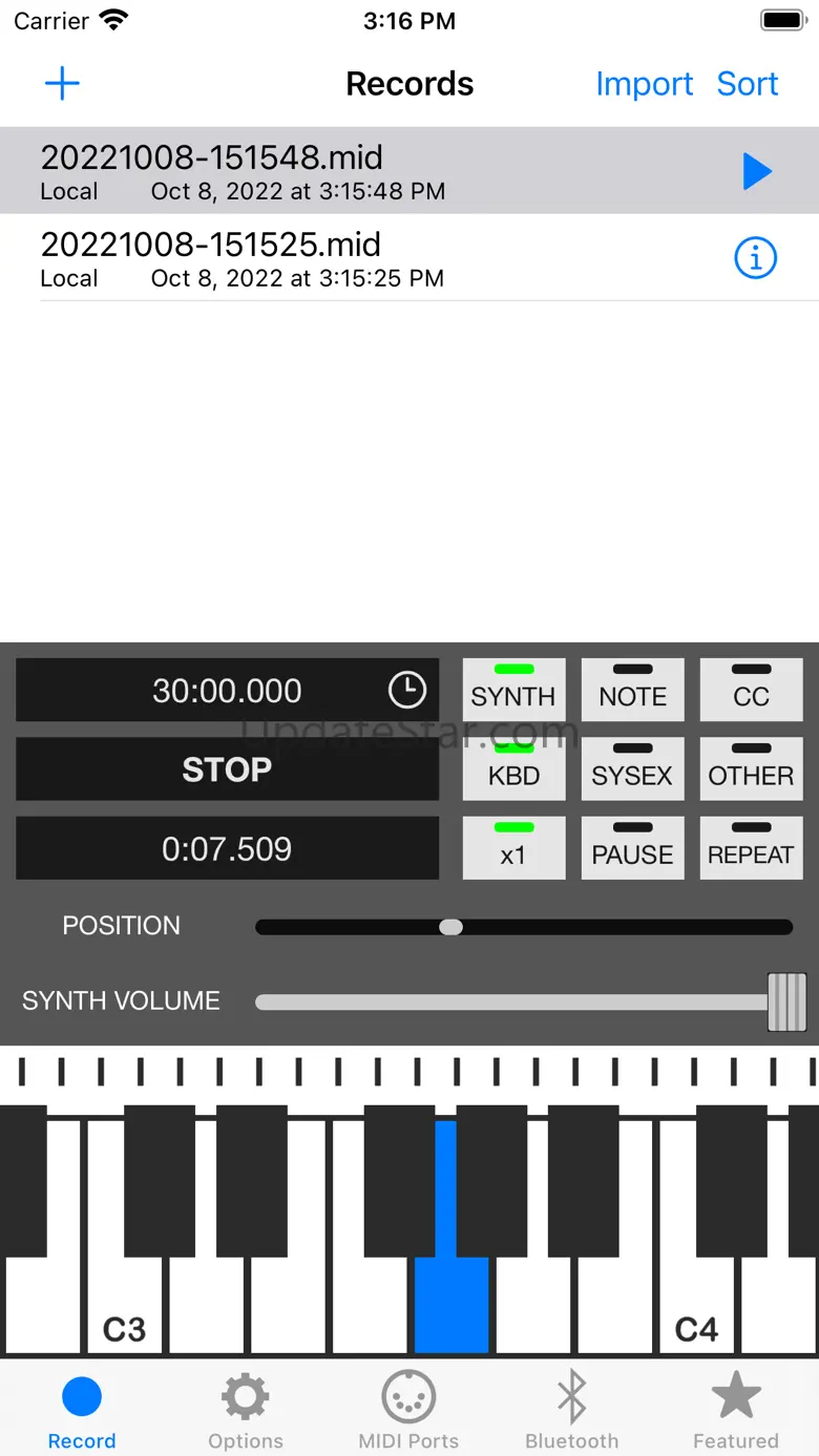 MIDI Recorder with E.Piano 2.0.16