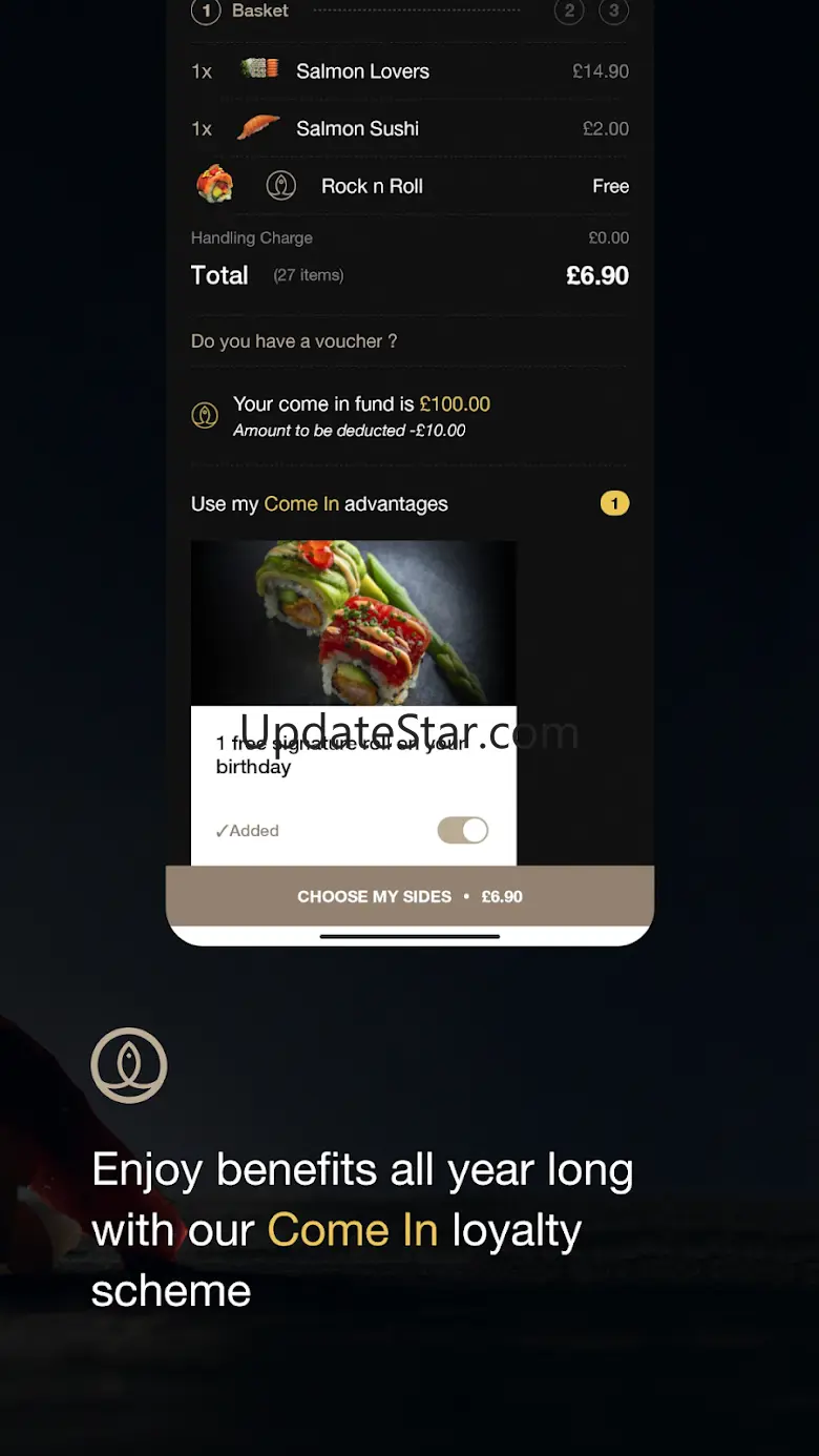 Sushi Shop, meal delivery Version 3.33