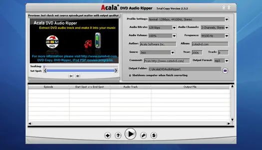 Acala DVD Audio Ripper 40.5.902