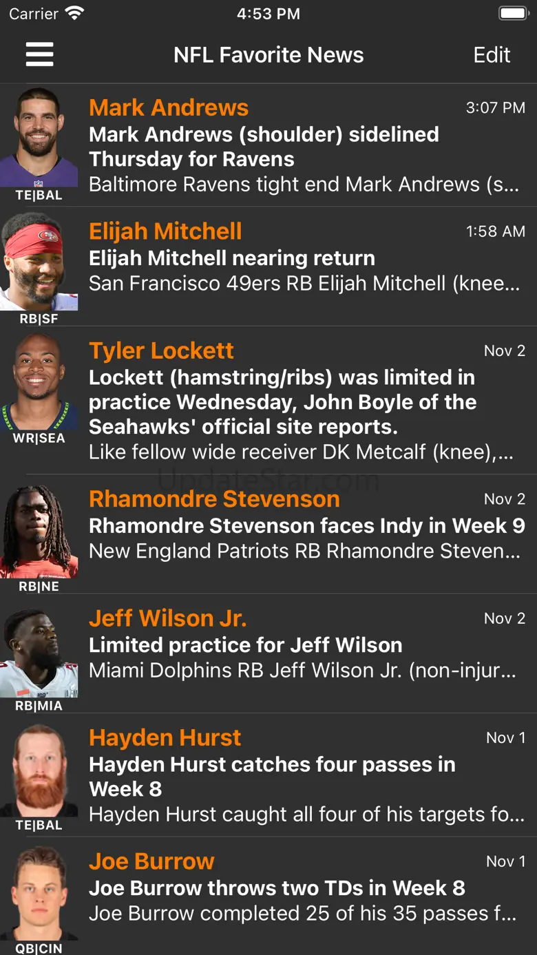 Fantasy Player News 3.1.0