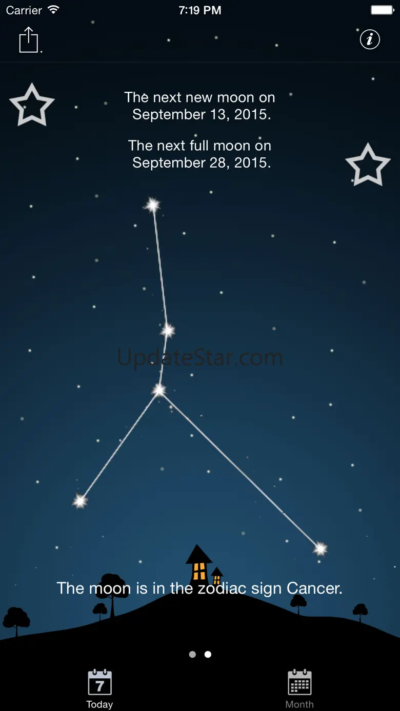 Moon phases calendar and sky 1.18