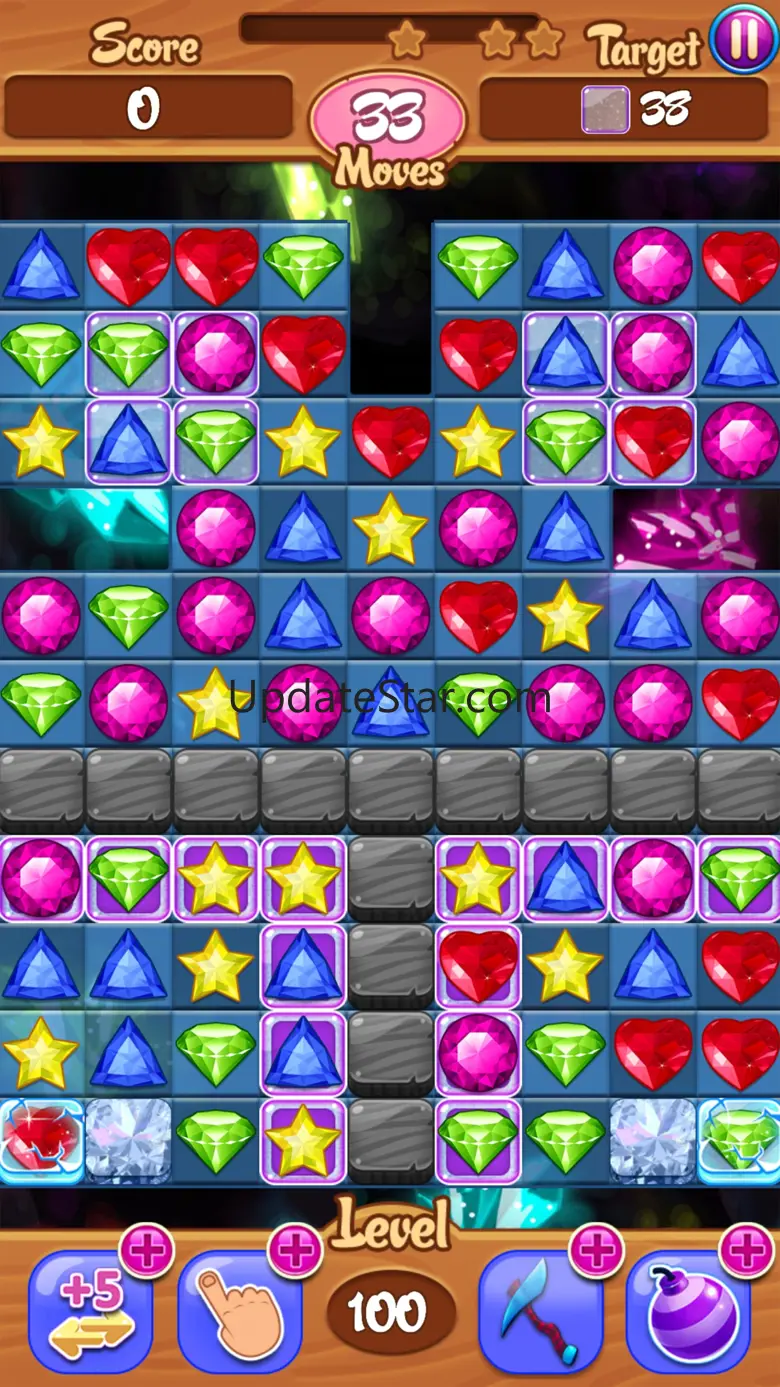Crystal Insanity - Match 3 Diamond & Jewels Mania 1.68