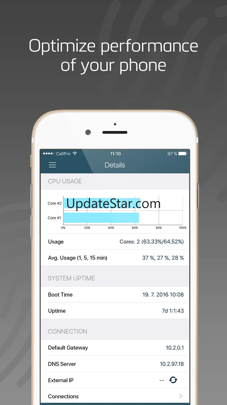 System Status - Activity Monitor of Network & CPU 1.1.1