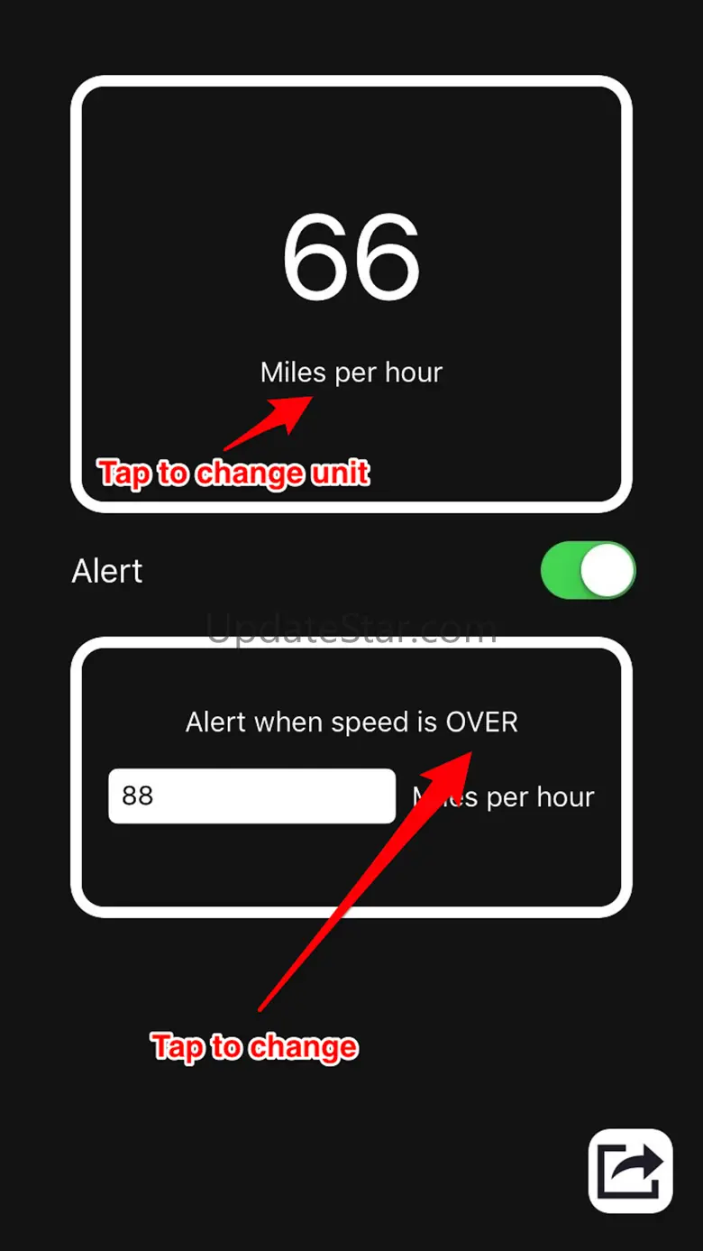 GPS Speedometer With Speed Limit Alarm 1.1