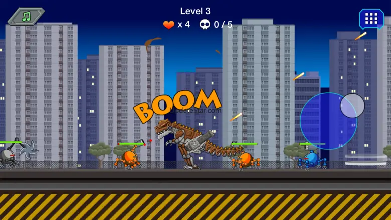 Robot Dino T-Rex Attack 3.0