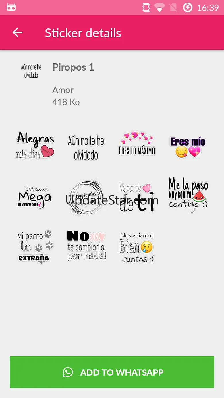 💕 Stickers Frases de amor par 1.0.0