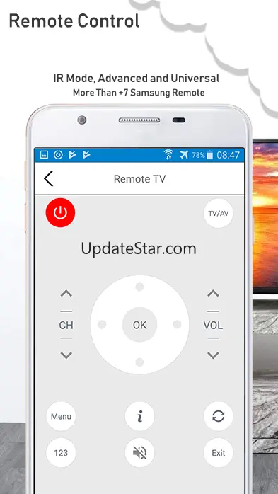 Remote for Samsung 13.5