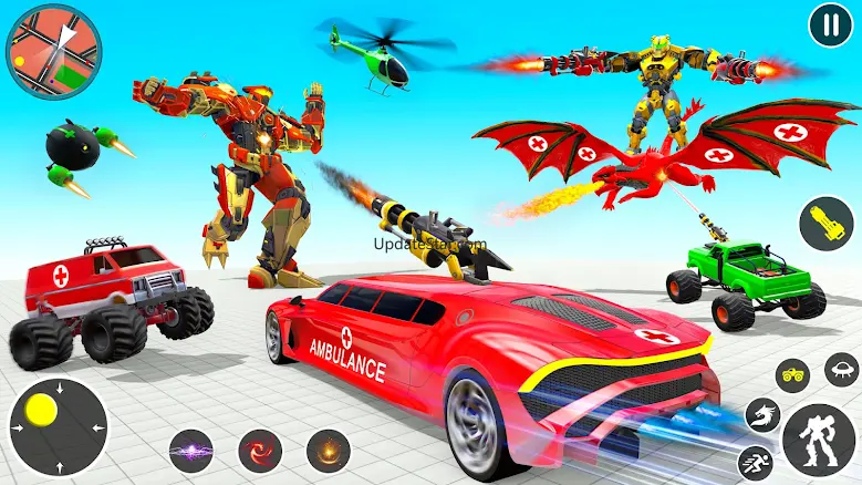 Ambulance Transform Robot Game 2.33