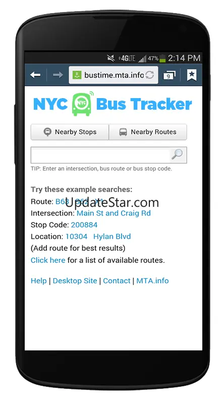 NYC Mta Bus Tracker 4.8