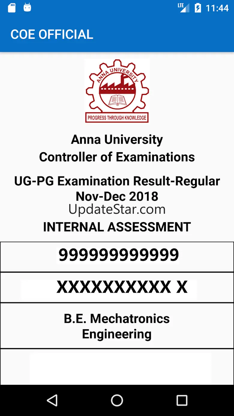 AU Results Official 1.0