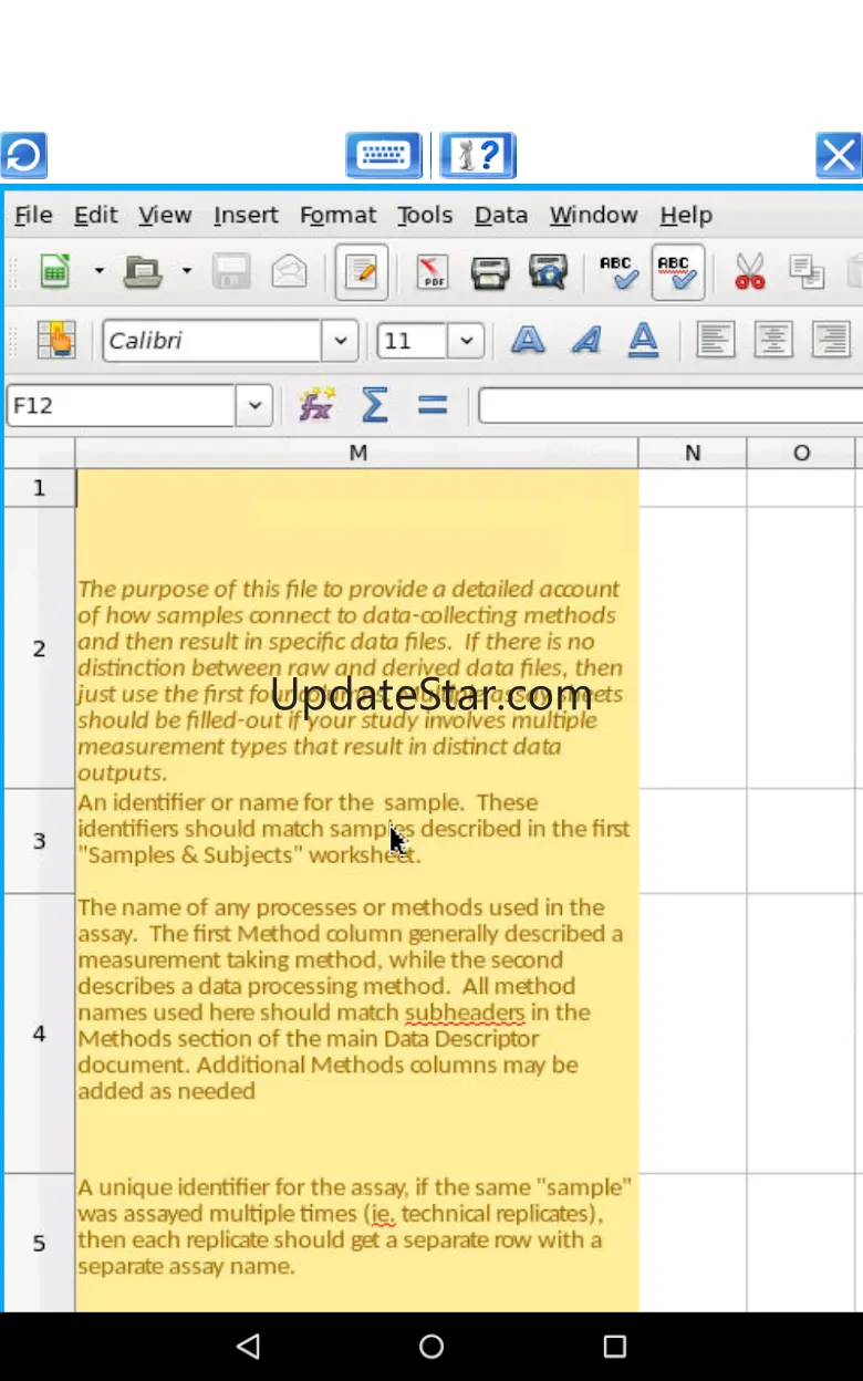 AndroCalc Spreadsheet editor f 3.5.3