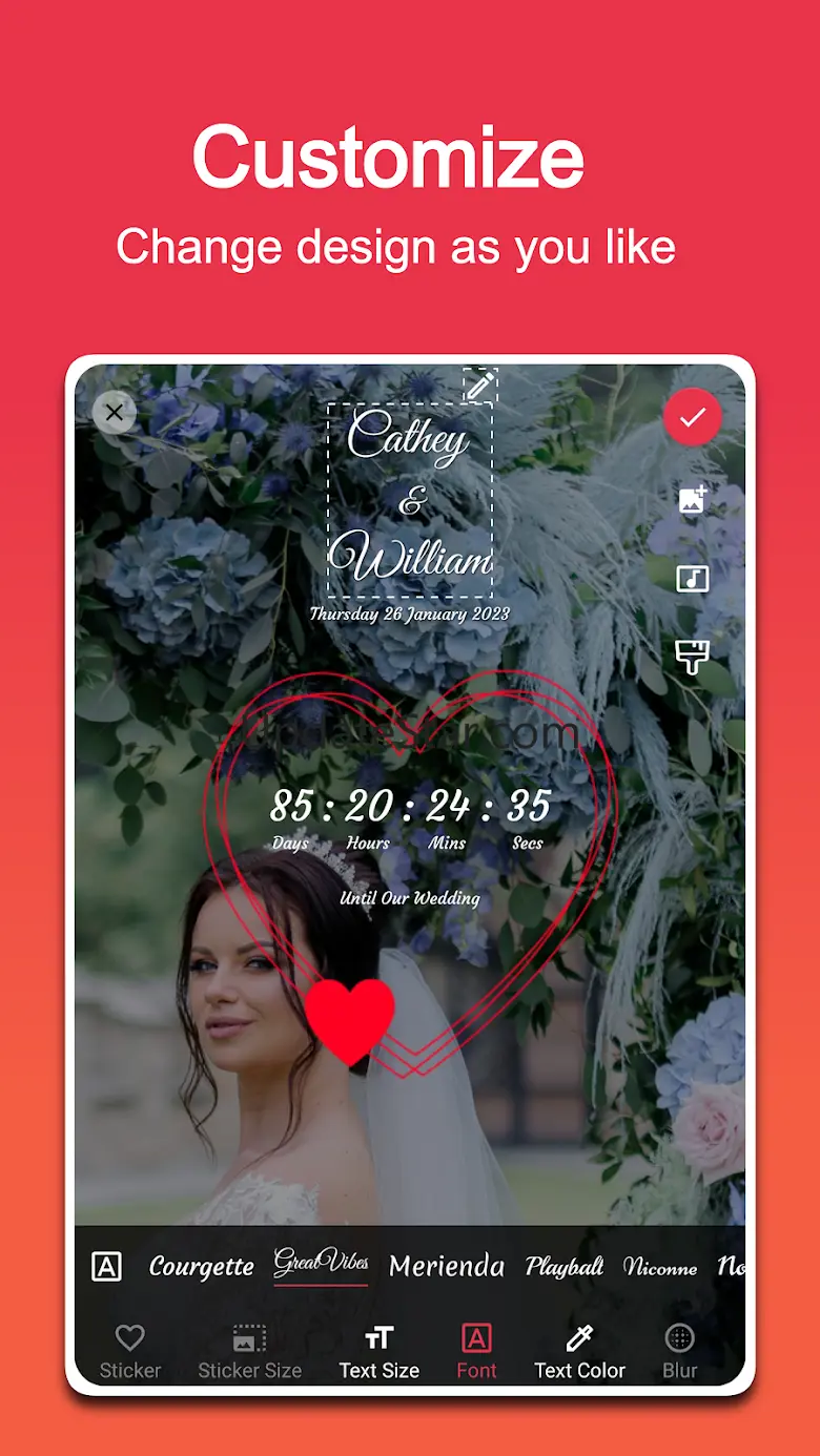 Wedding Countdown App 11.9.0.6696